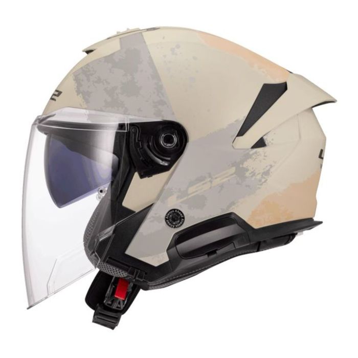Casco Jet Ls2 Of618 Verso Ii Aqua Ivory