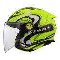 Casco Jet Ls2 Of622 Funny Ii Glup H-v Yellow