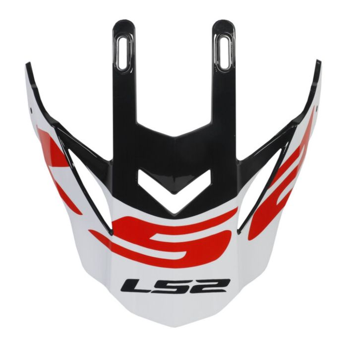 Frontino Ls2 Per Casco Mx437 Evo Strike Black White Red