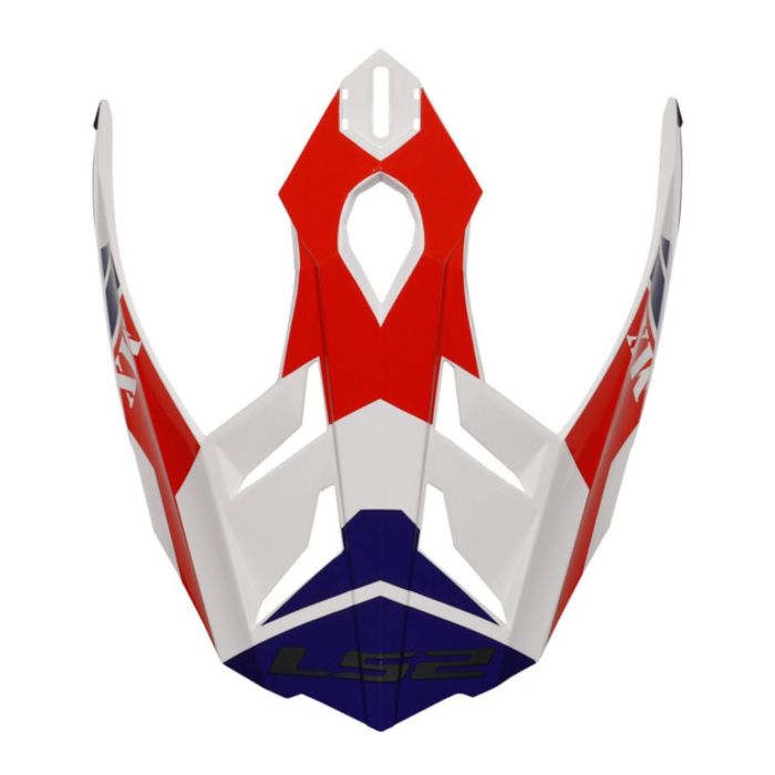 Frontino Ls2 Per Casco Mx701 Atlantis G.white Red Blue
