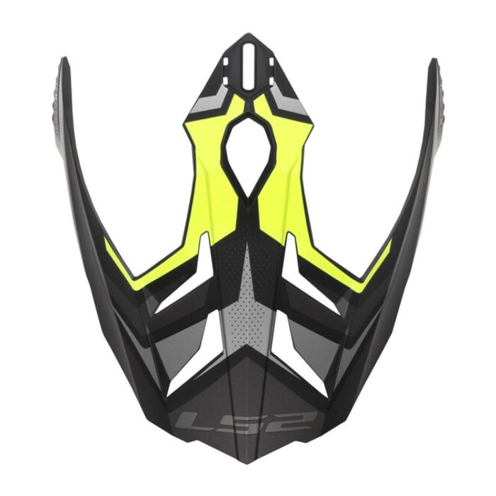 Frontino Ls2 Per Casco Mx701 Focus M.titanium H-v Yellow