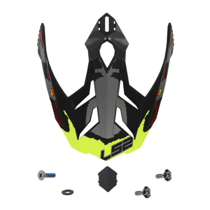 Estensione Frontino Ls2 Per Casco Mx701 Matt H-v Yellow