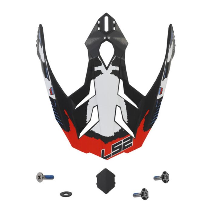 Estensione Frontino Ls2 Per Casco Mx701 Matt Red