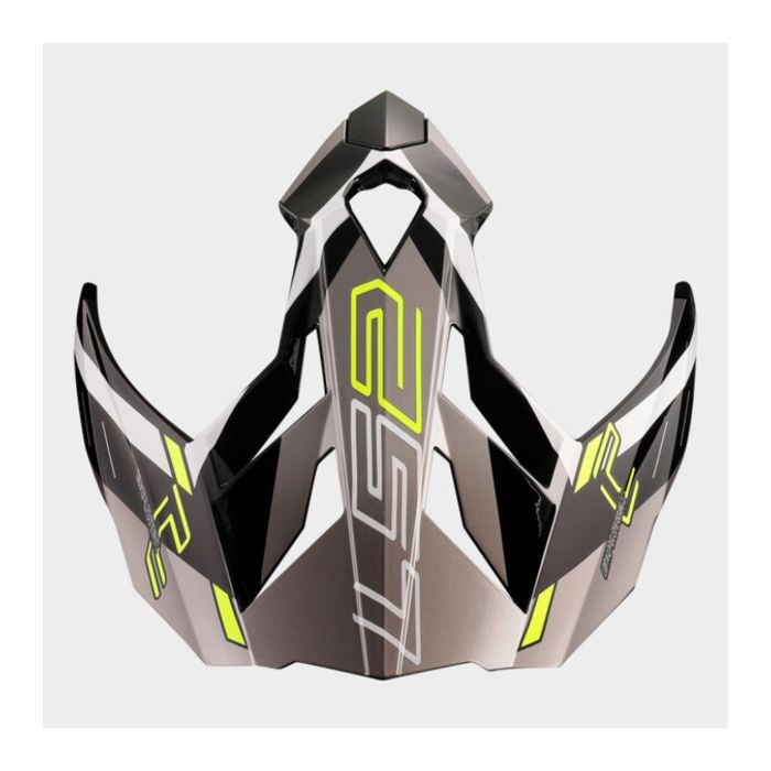 Ls2 Mx701 Peak Edge Gl.black H-v Yellow