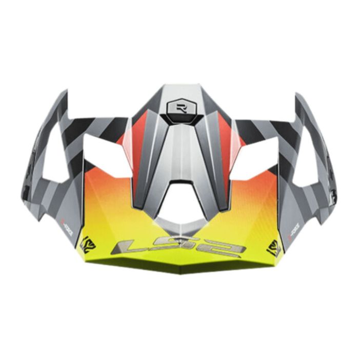 Frontino Ls2 Per Casco Mx703 Barrier H-v Yellow Red