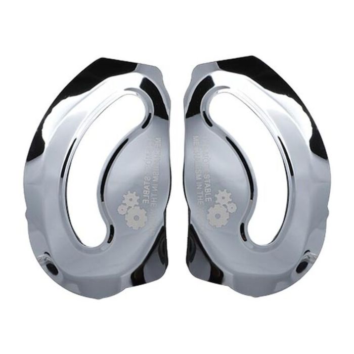 Plate Ratchet Ls2 Per Casco Ff900 Chrome Black