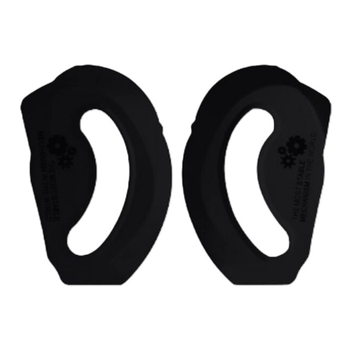 Placche Laterali In Alluminio Ls2 Per Casco Ff399 Matt Black