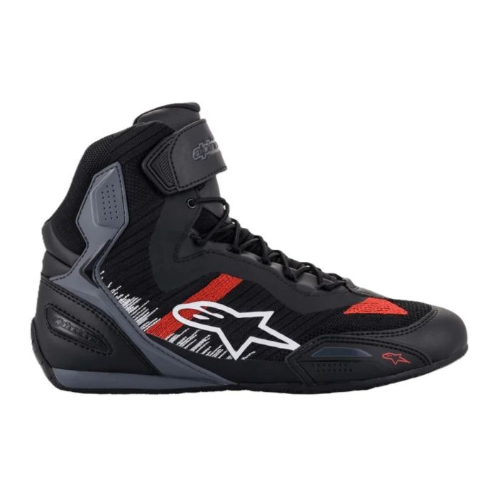 Scarpe Touring Alpinestars Faster-3 Rideknit Black Gray Bright Re