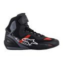 Scarpe Touring Alpinestars Faster-3 Rideknit Black Gray Bright Re