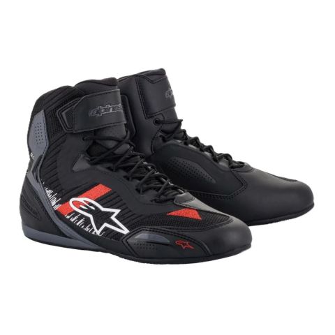 Scarpe Touring Alpinestars Faster-3 Rideknit Black Gray Bright Re