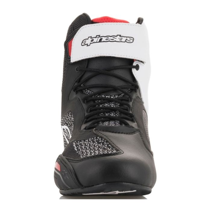 Scarpe Touring Alpinestars Faster-3 Rideknit Black White Red