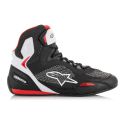 Scarpe Touring Alpinestars Faster-3 Rideknit Black White Red