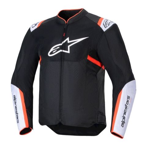 Giacca Estiva Alpinestars T-sps Air V2 Black White Red Fluo
