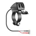 Lampa Doppio Caricatore Usb Trek Optiline 12/24v 3 Attacchi
