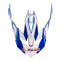 Frontino Ls2 Per Casco Mx470 Power Chrome Blue