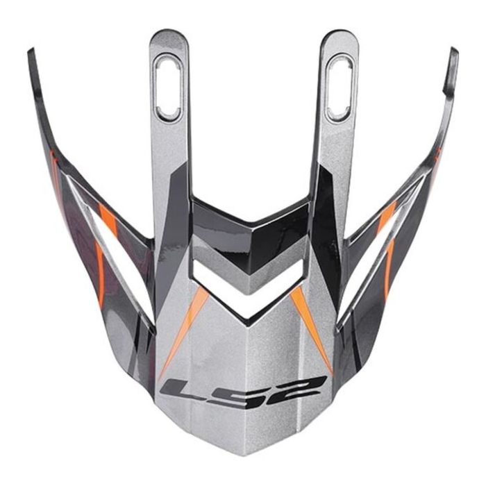 Frontino Ls2 Per Casco Mx436 Evo Knight Titanium Orange