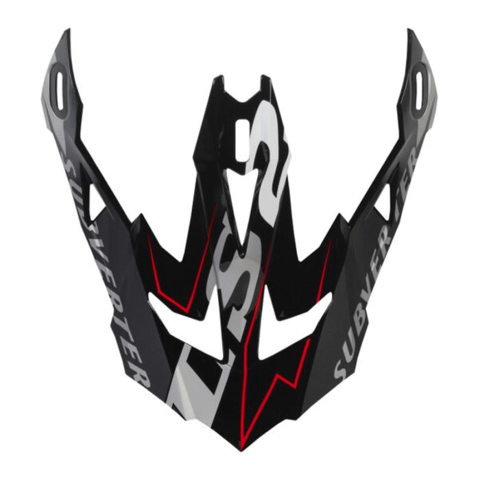 Frontino Ls2 Per Casco Mx700 Arched Black Silver Titanium