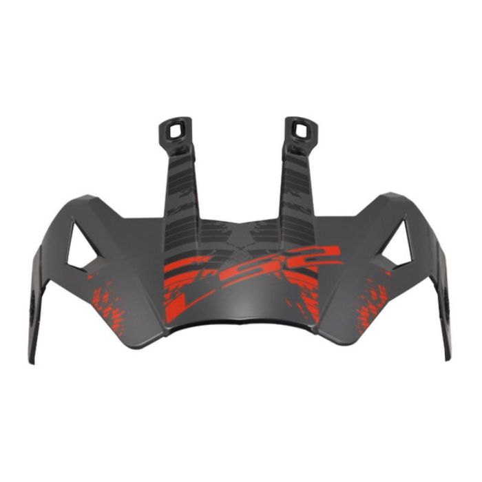 Ls2 Mx702 Peak Crazy Matt Black Red