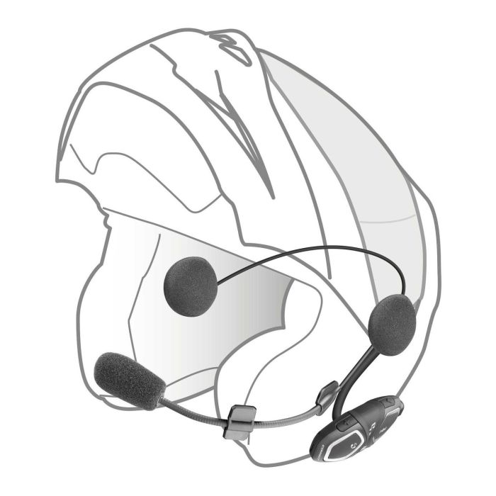 Cellular Line Connect - Pack Singolo Conferenza Pilota Passeggero