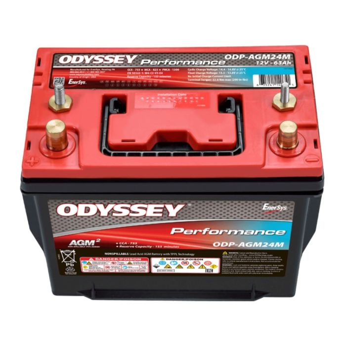 Batteria Odyssey Odp-agm24m Agm Nautica E Diporto 76 Ah.