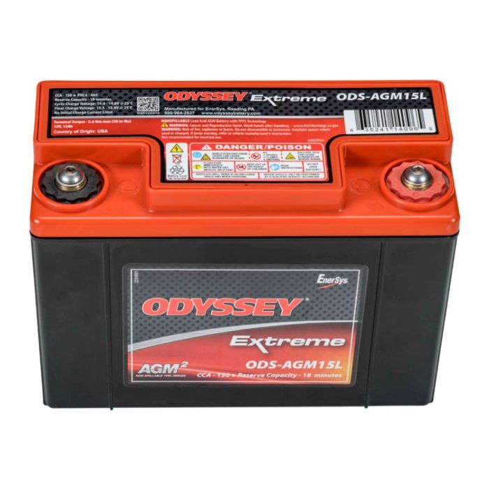 Batteria Odyssey Ods-agm15l (ex Pc545) Agm Extreme Series 13 Ah.