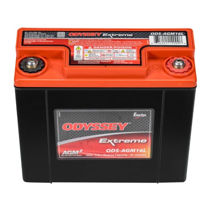 Batteria Odyssey Ods-agm16l (ex Pc680) Agm Extreme Series 16 Ah.