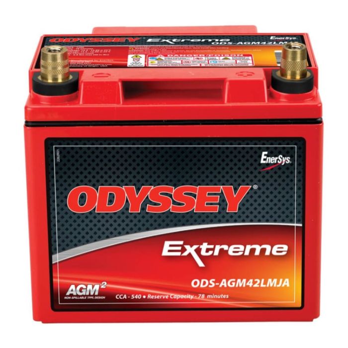 Batteria Odyssey Ods-agm42lmja ( Ex Pc1200mjt) Agm Extreme Series 42 Ah.
