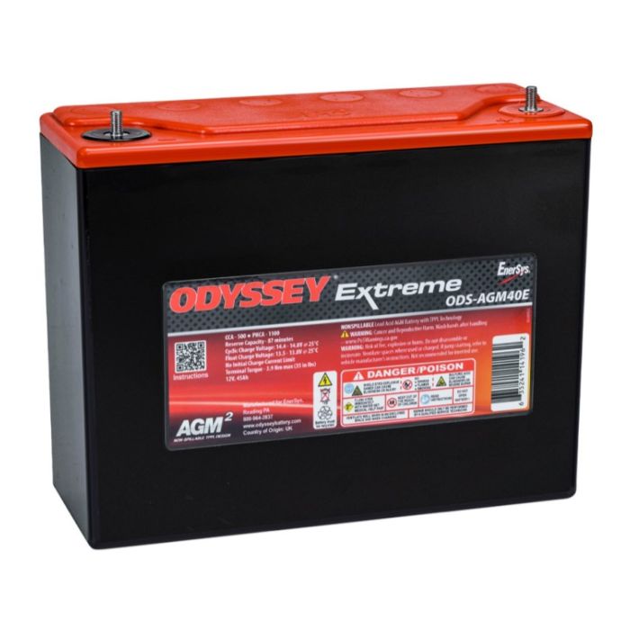 Batteria Odyssey Ods-agm40e (ex Pc1100) Agm Extreme Series 45 Ah.