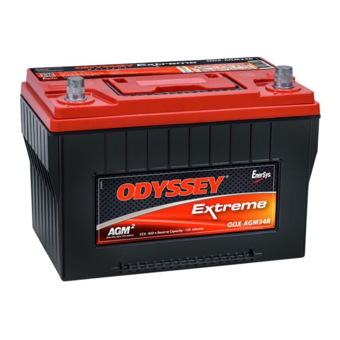 Batteria Odyssey Odx-agm34r (ex 34r-pc1500) Agm Extreme Series 68 Ah.