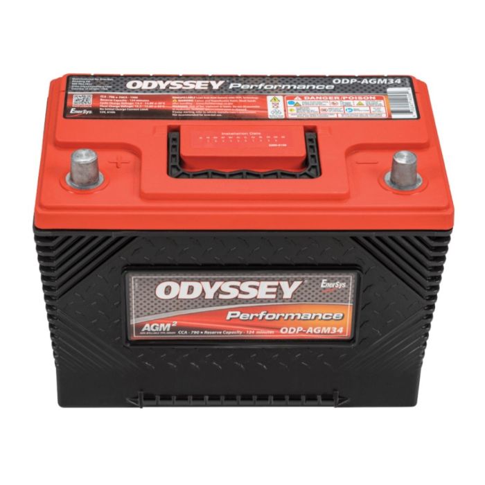 Batteria Odyssey Odp-agm34 (ex 34-790) Agm Performance Auto 61 Ah.