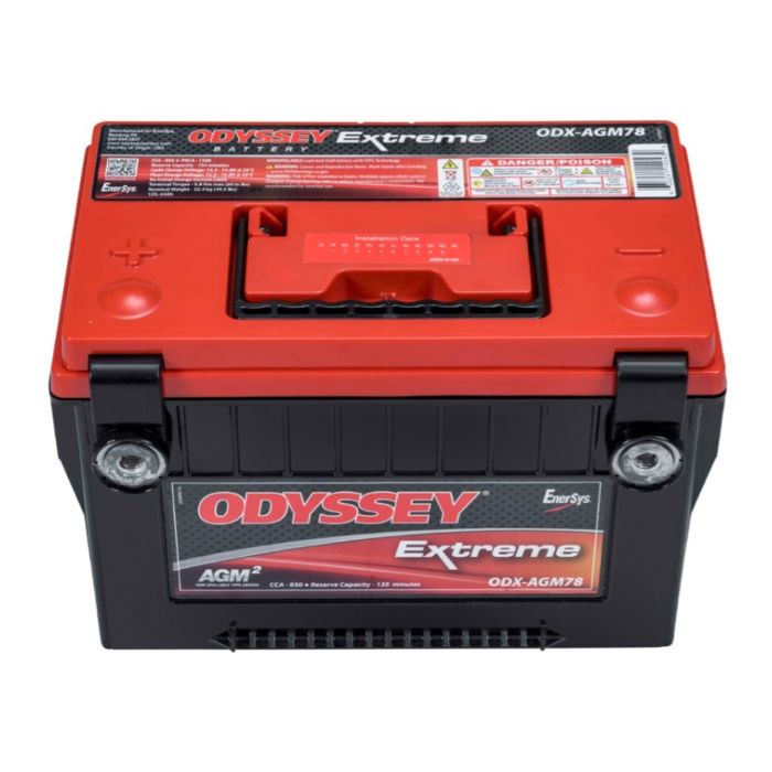 Batteria Odyssey Odx-agm78 (ex 78-pc1500) Agm Extreme Series 68 Ah.