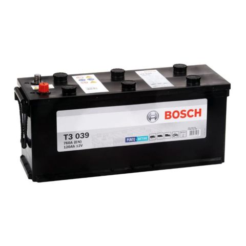 Batteria Bosch T3 039 12 V 120 Ah. 760 A.