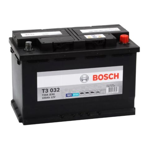 Batteria Bosch T3 032 12 V. 100 Ah. 720 A