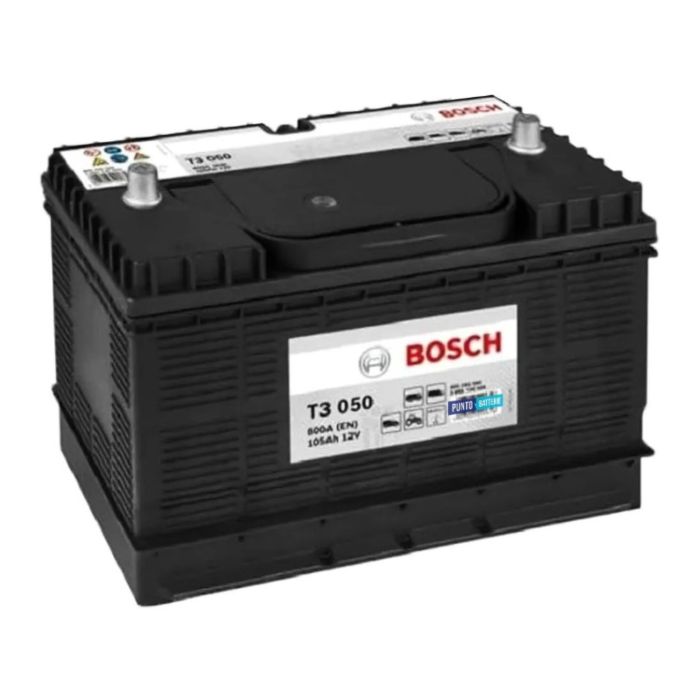 Batteria Bosch T3 050 12 V. 105 Ah. 800 A