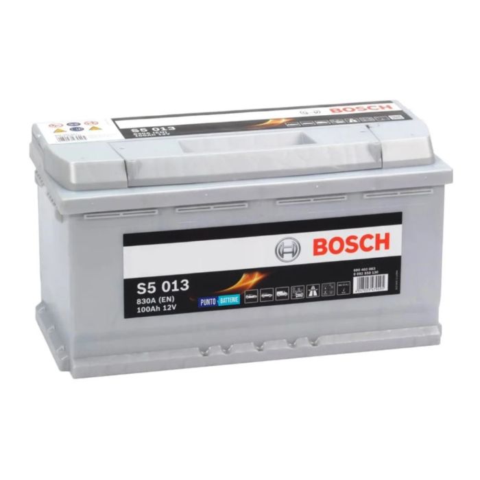 Batteria Bosch S5 013 12 V. 100 Ah. 830 A