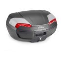 Bauletto Givi E46n2 46l Riviera Cover Grigio Cat.rosso