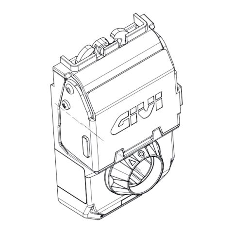 Givi Z8452dxmr Blocco Cerniera Montato Obkev Lat. Dx