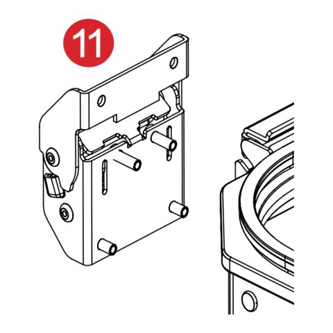 Givi Z8169r Cerniera Di Rotazione Coperchio Laterali