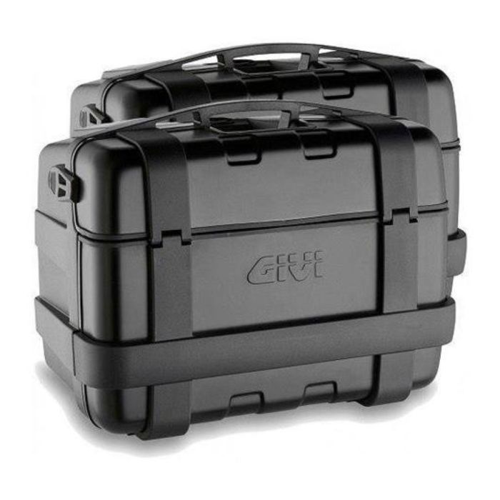 Coppia Valigie Givi Trk46bbpack2 Monokey 46lt Trekker Lite Nero