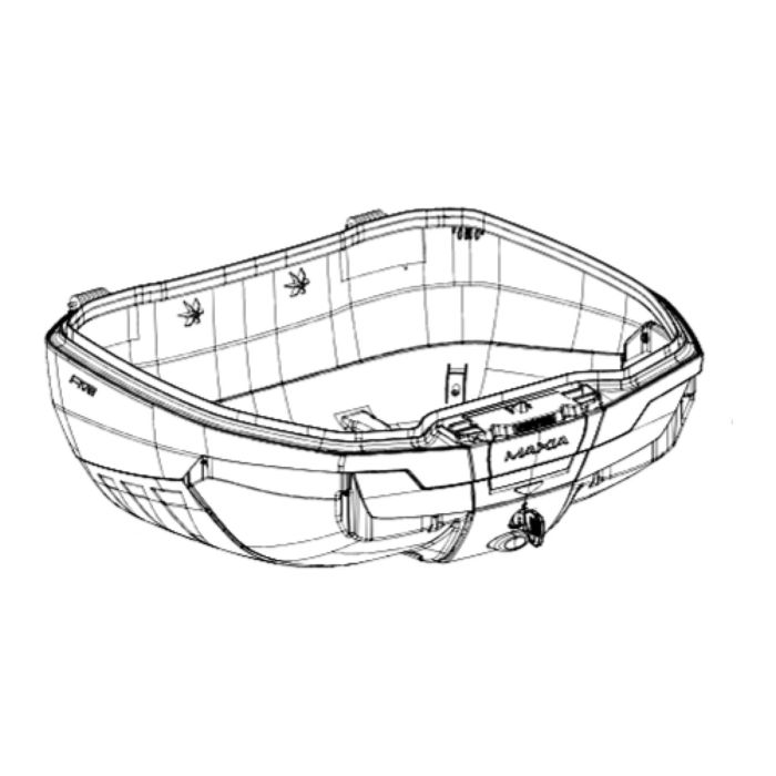 Givi Zv58fnm Fondo Montato Senza Cover V58n-nt-nn-nnt