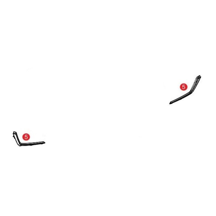 Givi Z6573cr Coppia Modanature Cromate, Fondo V58