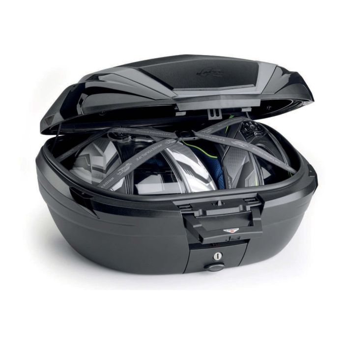 Valigia 56lt Kappa K5600nn Cover Grigia Catadiottri Neri