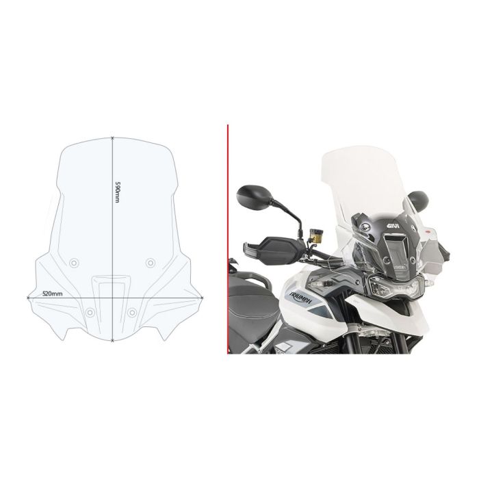 Spoiler Triumph Tiger 900 Givi D6415st