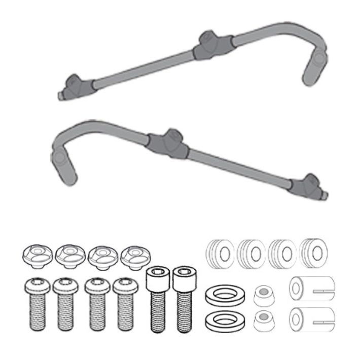 Givi Fixations P.Beverly 125ie 300i - Medley 125-150 (16) Réf. A5606a