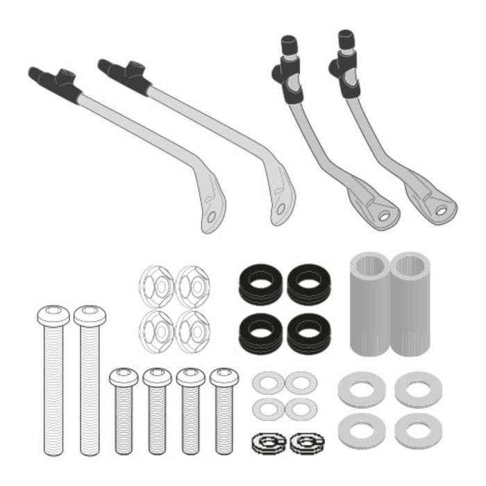 Attacchi Parabrezza Givi A7061A Sym Symphony 125 Euro 5 (20)