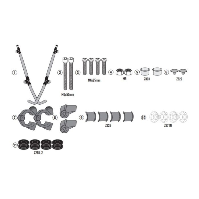 Attacchi Parabrezza Givi Per Askoll Es1-es2