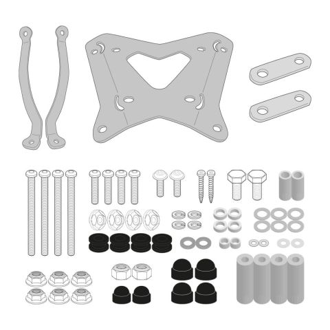 Givi A9541a - Attacchi Parabrezza Seat Mò 125 (22-23)