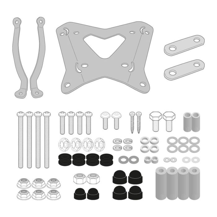 Givi A9541a - Attacchi Parabrezza Seat Mò 125 (22-23)
