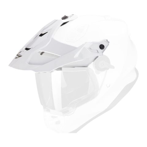 Adf-9000 Air Peak Visor Assy Solid Pearl White