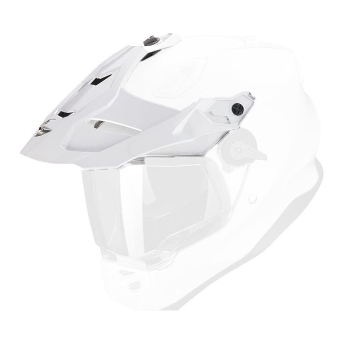 Adf-9000 Air Peak Visor Assy Solid Pearl White